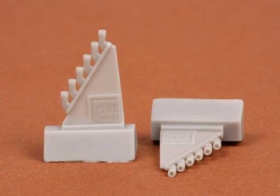 Sbs Model 72011 Spitfire exhaust (round) late types (SP.HOB.) 1/72