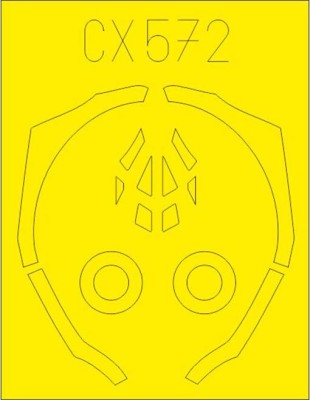 Eduard CX572 Mask 1/72 F-35B (ACAD)