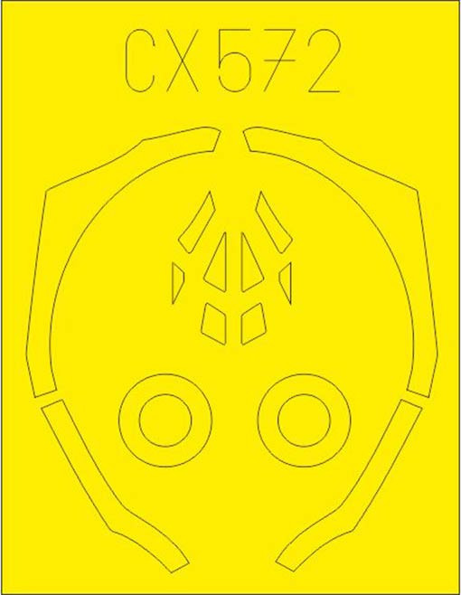 Eduard CX572 Mask 1/72 F-35B (ACAD)