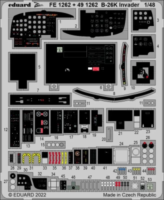 Eduard FE1262 B-26K Invader (ICM) 1/48