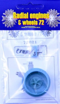 Radial Engines &amp; Wheels REW-72021 1/72 Walter NZ-60 Engine