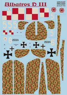 Print Scale 72-037 Albatros DIII 1/72