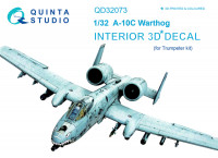 Quinta studio QD32073 A-10C (для модели Trumpeter) 3D Декаль интерьера кабины 1/32