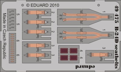 Eduard 49475 B-24D seatbelts Revell/Monogram