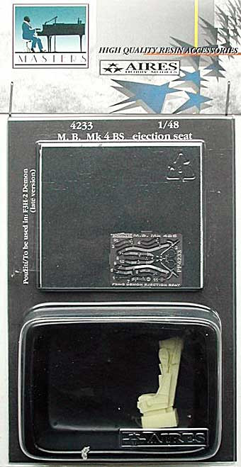 Aires 4233 M.B. Mk 4BS ejection seat for later F3H-2 Demon 1/48