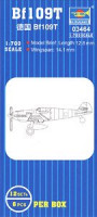 Trumpeter 03464 Немецкий истребитель Messerschmitt Bf.109T 1/700