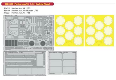 Eduard BIG03598 1/35 Panther Ausf. G (RYEFIELD M.)