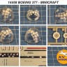 KV Models 14458 Boeing 377 Stratocruiser (MINICRAFT #14445, #14466, #14471, #14501, #14508) + маски на диски и колеса Minicraft US 1/144