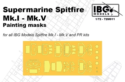 IBG M7211 Spitfire Painting mask 1/72