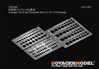 Voyager Model TEZ095 Voyager Scribing Template Set 12+13+14 Package (For all) 1/35