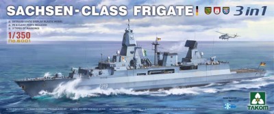 Takom 6001 SACHSEN-CLASS FRIGATE 1/350