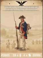 HAT 2005 AWI American Infantry Command 28mm