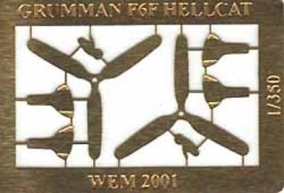 White Ensign Models PE 35043 F6F HELLCAT PE for 10 aircraft 1/350