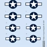 Eduard D7251 Decal P-51D US national insignia (EDU) 1/72
