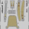 Eduard 33360 MC.202 seatbelts Steel (Ital) 1/32