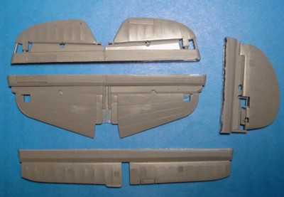 Vector VDS 48-109 	P-40E/N рули (Hasegawa) 1/48