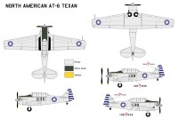 Miniwing Plastic MINI336 North-American AT-6 TEXAN 1 bagged kit, 1 decal version, 1/144