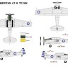 Miniwing Plastic MINI336 North-American AT-6 TEXAN 1 bagged kit, 1 decal version, 1/144