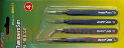 Master Tools 09957 Набор пинцетов Tweezers set