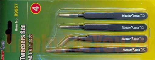 Master Tools 09957 Набор пинцетов Tweezers set