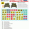 Star Decals STAR35970 British 11th Armoured Division'Black Bull' NW Europe Generic Formations and AoS markings 1/35