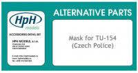 HpH M72002 Masks Tu-154 "POLICIE" 1/72
