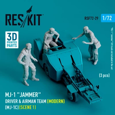 Reskit F72029 MJ-1 'Jammer' Driver&amp;airman team - scene 1 1/72