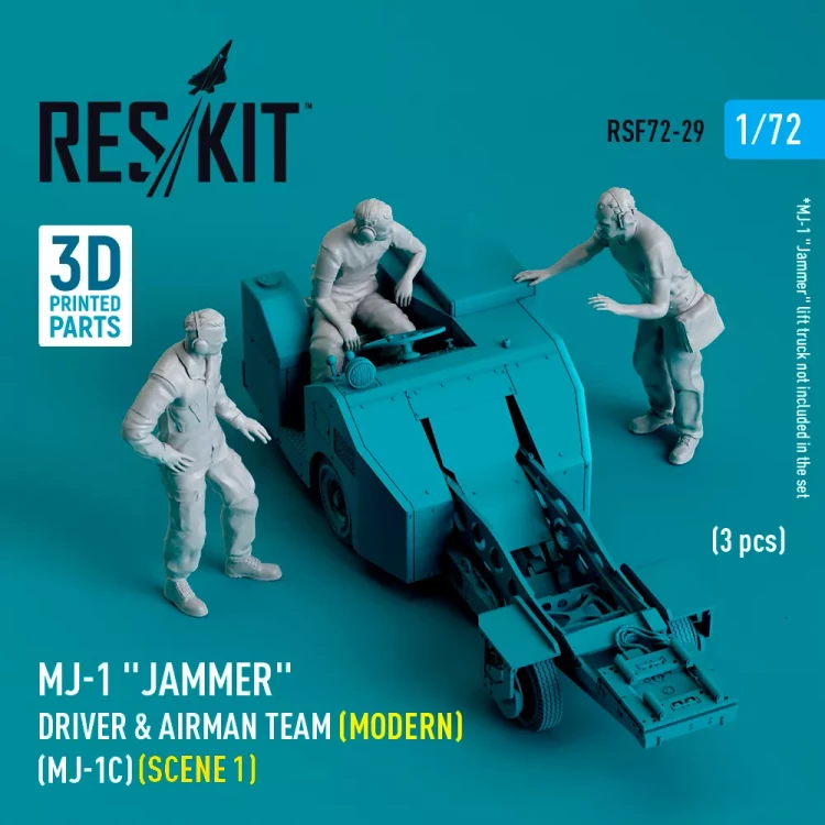 Reskit F72029 MJ-1 'Jammer' Driver&airman team - scene 1 1/72