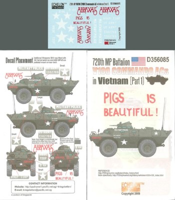 Echelon FD D356085 720th MP Btn V100s in Vietnam (Pt1) 1/35