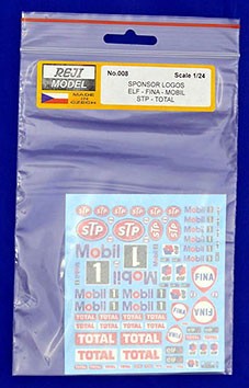Reji Model 008 Universal sponsor logo (Elf,Fina,Mobil,Total) 1/24
