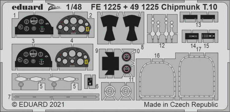 Eduard FE1225 Chipmunk T.10 (AIRF) 1/48