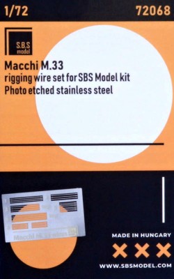 Sbs Model 72068 Macchi M 33 rigging wire (PE set) 1/72