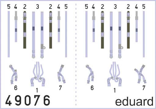 Eduard 49076 F-4J seatbelts SUPERFABRIC
