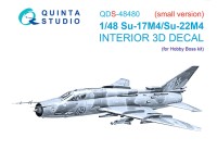 Quinta studio QDS-48480 Су-17М4/Су-22М4 (Hobby Boss) (малая версия) 1/48