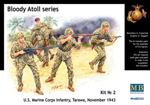 Master Box 03543 Морская пехота США, Tarawa, November 1943 1/35