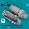 Reskit U72302 F-15 A,B,C,D,E,J closed exh. nozzles (HAS) 1/72