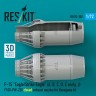 Reskit U72302 F-15 A,B,C,D,E,J closed exh. nozzles (HAS) 1/72