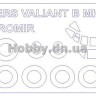 KV Models 14377 Vickers Valiant Mk.I (MICROMIR 144-003) + маски на диски и колеса MICROMIR 1/144