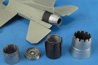 Metallic Details MDR4862 Lockheed-Martin F-16C Fighting Falcon Jet nozzle for engine F110 (opened) (designed to be used with Tamiya kits) 1/48