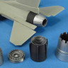 Metallic Details MDR4862 Lockheed-Martin F-16C Fighting Falcon Jet nozzle for engine F110 (opened) (designed to be used with Tamiya kits) 1/48