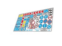 Микродизайн 087003 Дорожные знаки общего назначения цветные 1/87