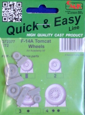 CMK Q72377 F-14A Tomcat Wheels (ACAD) 1/72