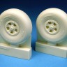 Barracuda Studios BCR24201 Hawker Typhoon Mk.Ib main wheels (designed to be used with Airfix kits) 1/24