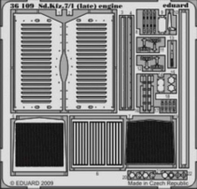 Eduard 36109 Sd.Kfz.7/1 (late) engine TRU