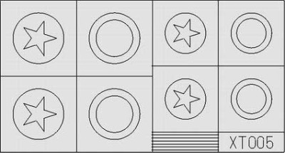 Eduard XT005 US Stars Large