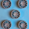 Reji Model JM932 P 206 WRC EVO Corse Fondmetal wheels 18'' 1/24
