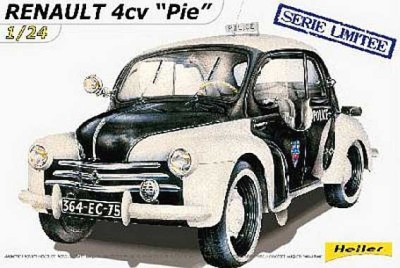 Heller 80764 Рено 4 CV PIE 1/24