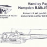 Valom DS01 Conversion Set for Hampden B.Mk.I/TB.Mk.I 1/72