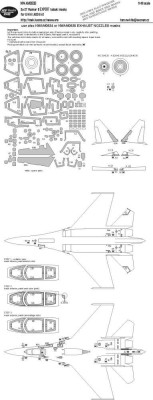 New Ware NWA-M0933 Mask Su-27 Flanker B EXPERT (GWH) 1/48