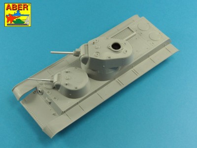 Aber 35 L-275 Main Armament for Soviet SMK Heavy Tank 1x76,2mm L-11, 1x45mm M1932, (designed to be used with Takom kits) 1/35